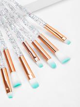 Two Tone Handle Soft Makeup Brush 10pcs