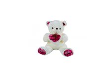 White Teddy Bear - 55 CM