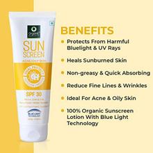Organic Harvest Sunscreen Spf 30 +++ Uva/Uvb For Acne & Oily Skin -100Gm