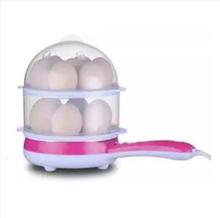 Double Layer 14 Egg Boiler With Handle Egg Cooker (14, Multicolor)