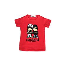 Red Seabird Half Sleeve T-Shirt