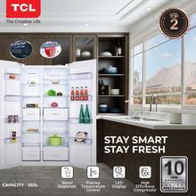 TCL Side By Side Refrigerator 550 Ltrs - P560SBN