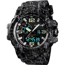 Skmei Gmarks -1155 Grey Zebra Analog Digital Sports Watch