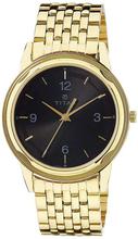 Titan Karishma 1638YM03 Black Dial Analog Watch For Men - Gold