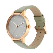 TITAN Workwear Watch with Grey Dial Leather Strap For Women2648WL01