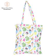 Cotton Linen Printed Shoulder Women Canvas Tote Handbag