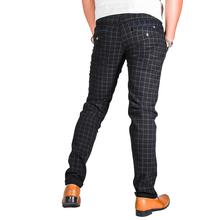 Virjeans Stretchable Cotton Check Black Chinos Pant for Men (VJC 715) 5