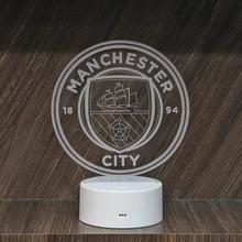 Manchester City Logo Printed 3D Light