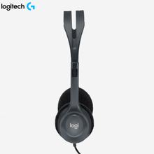 Logitech Stereo Headset H111 Wired Headphones with Noise-cancelling Microphone, 3.5mm Single- Audio Jack, Laptop, Mobile Phones