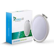 Syska 8W LED Slim Recessed Panel RDL Round SSK-RDL-R-8W