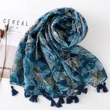 Korean Style Sun Protection Premium Printed Scarves For