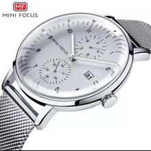 Mini Focus Luxury Chronograph Quartz Wristwatch for Men