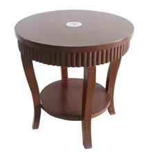 Brown Round Tea/Coffee Table- (19.5*20)Inches