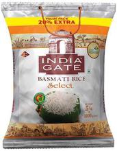 India Gate Select Basmati Rice-5kg (20% Extra)