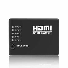 5 in 1 Out HDMI Switcher 1080P 5 x 1 HDMI Splitter with IR Remote