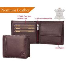 HORNBULL Men's Brown Wallet and Belt Combo BW3095