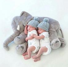 Cuddle Elephant Baby Plush Pillow