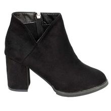 Zippered Ankle Boots For Women