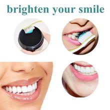 Dropshipping 60g Tooth Whitening Powder Activated Coconut Charcoal Natural Teeth Whitening Charcoal Powder Tartar Stain Removal