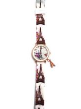 Rubber Strap fashionable fancy analog Women Watch- Paris Design