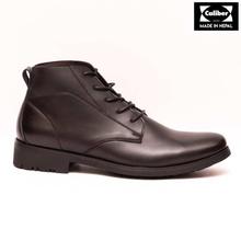 Caliber Shoes Black Lace Up Lifestyle Boots For Men - ( 233 C)