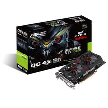 ASUS STRIX-GTX1050TI-DC2O4G [GAMING, DUAL FAN, GDDR5 4 GB, GPU BOOST CLOCK: 1455 MHz] Graphics Card