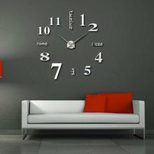 3D DIY Wall Clock - dash Design, Color Option Available