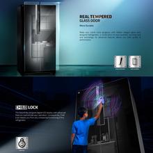 WALTON 563 Litres Intelligent Inverter Side By Side Refrigerator (WNI-5F3-GDEL-DD)