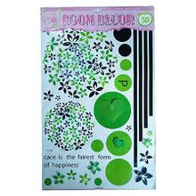 Green Floret art wall Sticker