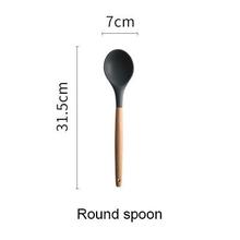 Silicone Spatula Heat-resistant Soup Spoon Non-stick Special Cooking