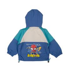 Zip Up Hooded Windbreaker For Kids