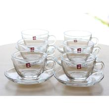 Glass Cup/Plate DB-164 (Set of 6)