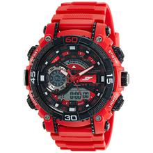 Sonata Red Ana-Digi Watch for Men - 77070PP02