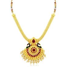 Sukkhi Glimmery Gold Plated Necklace Set for Women