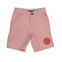 Pink Plain Cotton Shorts For Boys - (131246518677)