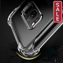 SALE- Shockproof Clear Soft Silicone Armor Case for