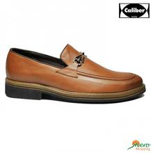 Tan Penny Buckle Slip On Formal Shoes For Men - (BH.526.C)