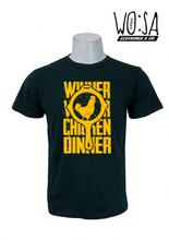 Wosa -PUBG WINNER CHICKEN PAN Green Printed T-shirt For Men