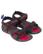 Goldstar Casual Black and Red Sandal