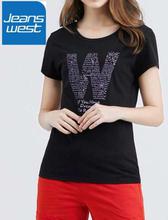 JeansWest BLACK T-Shirt For Women