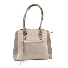 David Jones Brown Zippered Handbag For Women