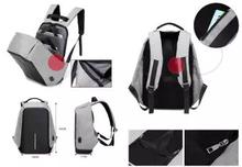 High Quality Anti-Theft Backpack New Design- Grey