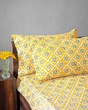 Kaapa Yellow Spade Cotton Bedssheet