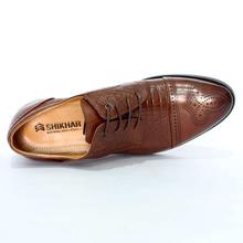 Shikhar Brown Formal Leather Shoes for Men - 802