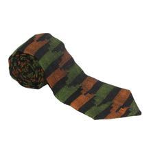 Green/Black Hand Made Dhaka Tie For Men