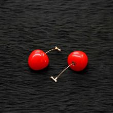 Red Cherry Studs For Women