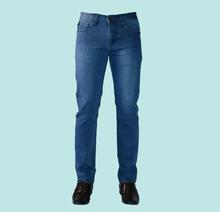 Blue Stretchable Slim Fit Jeans For Men