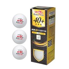 Double Fish 40+ Tennis Ball (Pack of 3) White