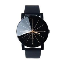 Hot 2018 New Fashion Watches Women Men Lovers Watch Leather Quartz Wristwatch Female Male Clocks Relogio Feminino Drop Shipping