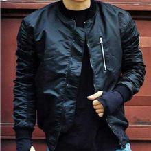 Black Bomber Double Layer Jacket For Men